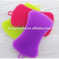 Silicone Dishwashing Scrubber Cleaning Kitchen Dish Brush