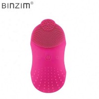 Wireless Charging Silicone Facial Cleansing Brush Instrument