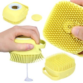 New Multi-Color Best selling silicone Skin care massage shower brush filling liquid body bath brush